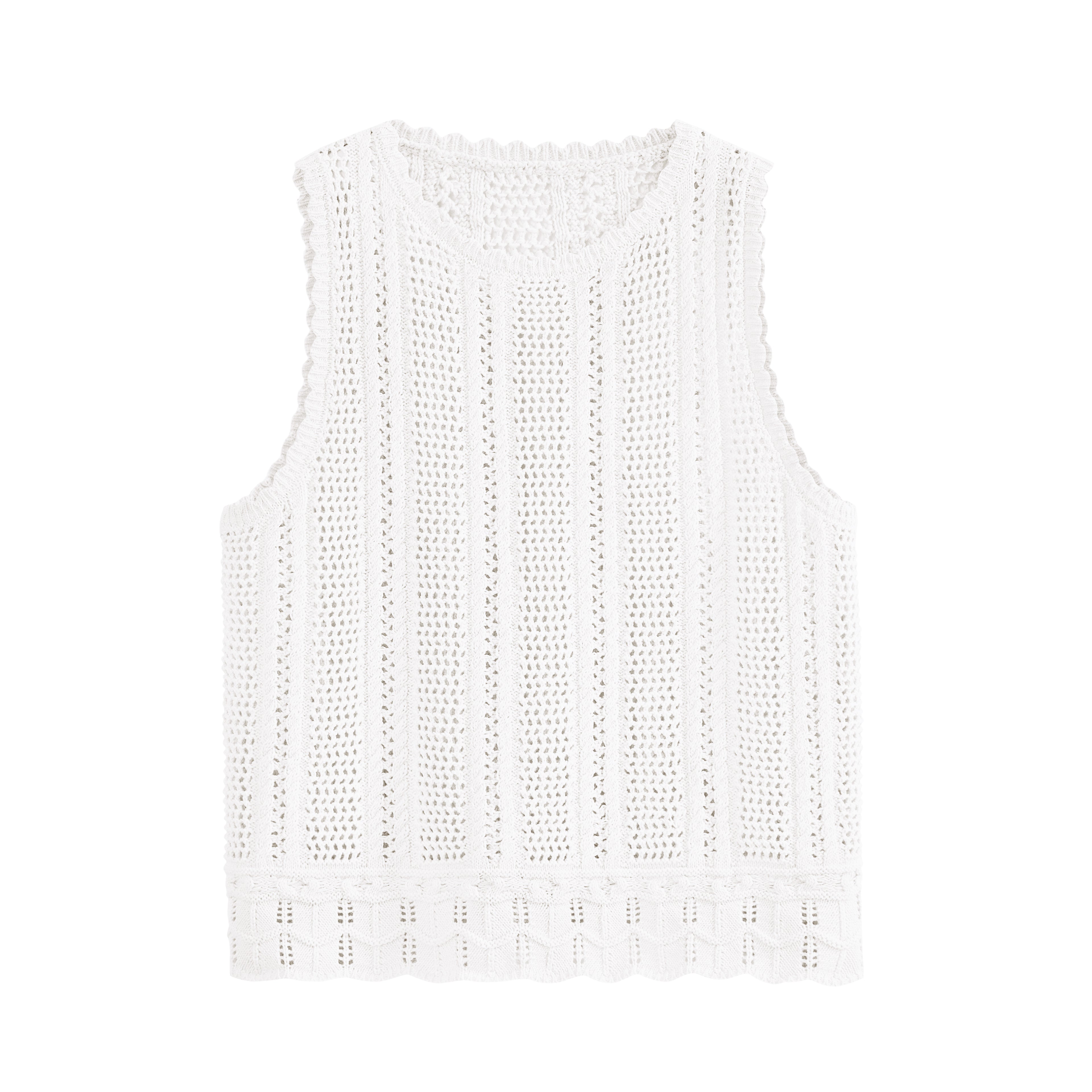 KIRUNDO Beach Vacation Clothes for Women Spring Summer Crochet Sweater Vest Tank Tops Cover Ups Resort Cruise Outfits 2026